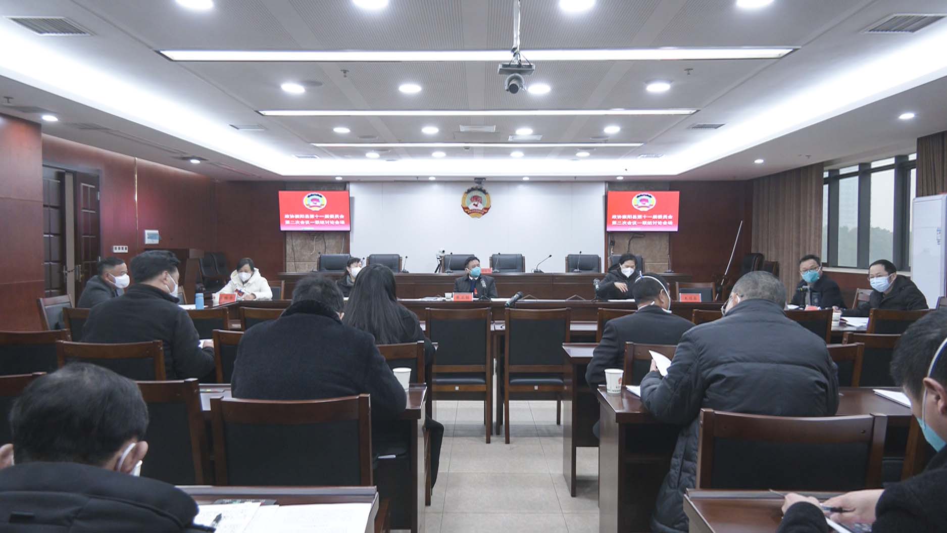 政协崇阳县第十一届委员会第二次会议分联组讨论
